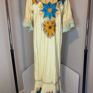 Floral West African Style  Dress